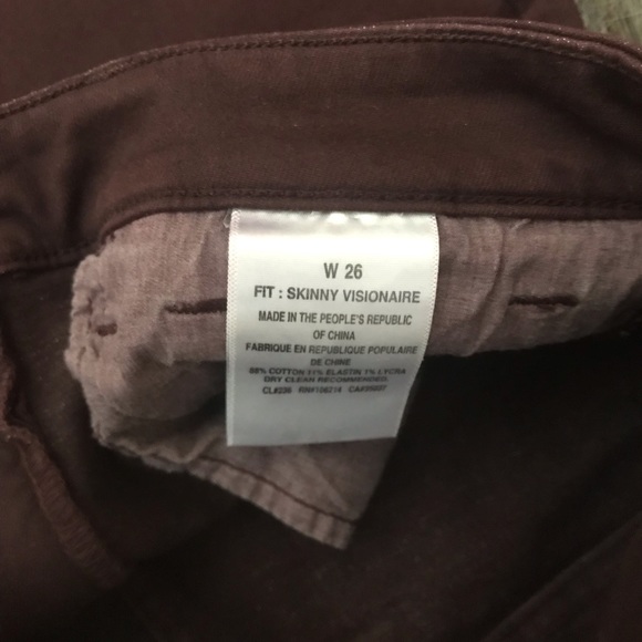 *SALE* Joe’s Jeans Skinny Visionnaire Raisin 26 - Picture 4 of 5